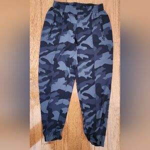 Old Navy Camouflage Track Pants - Black and Gray